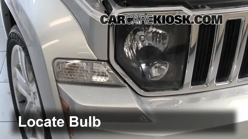 2011 Jeep Liberty Sport 3.7L V6 Éclairage Feu antibrouillard (remplacer l'ampoule)